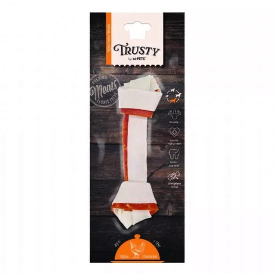 M-PETS TRUSTY CHICKEN DÜĞÜMLÜ KEMİK 85GR/20,3CM