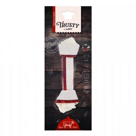 M-PETS TRUSTY BEEF DÜĞÜMLÜ KEMİK 85GR/20,3CM