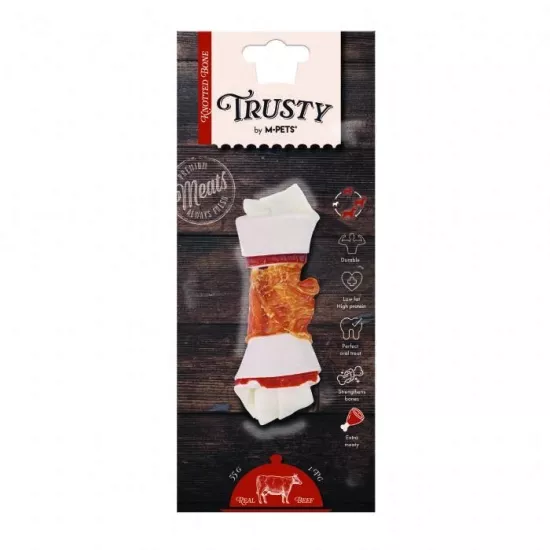 M-PETS TRUSTY EXTRA BEEF DÜĞÜMLÜ KEMİK 55GR/12,7CM