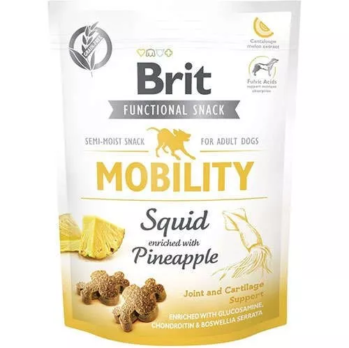 BRIT CARE DOG FUNCT. SNACK MOBILITY SQUID 150G