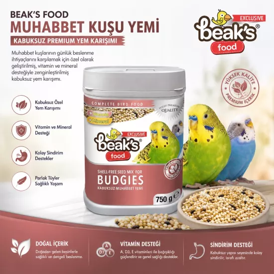 BEAKS KABUKSUZ MUHABBET YEMİ 750 GR 