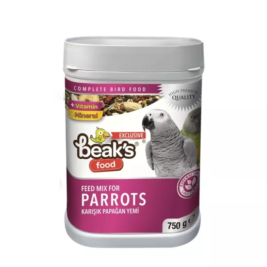 BEAKS PAPAĞAN YEMİ 750 GR