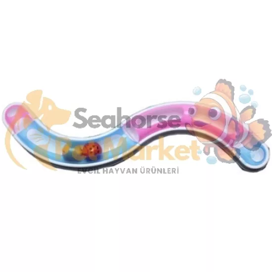 Seahorse İkili Kedi Oyun Tüneli | Hareketli Toplu İnteraktif Kedi Oyuncağı